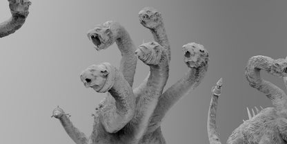 Rat Hydras | Ratmen Resin 3D Printed Miniature | RPG | D&D | DnD| EmanG |