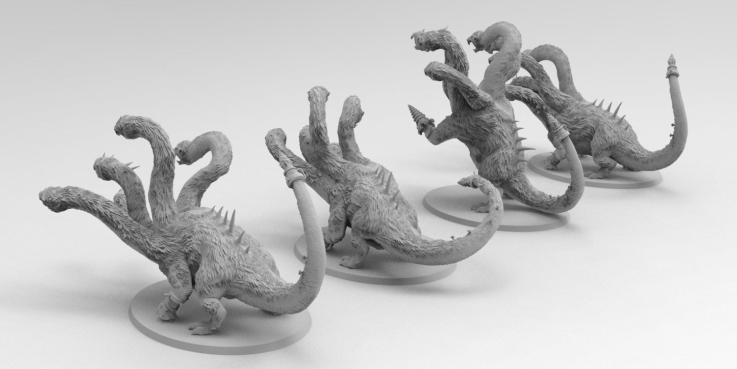 Rat Hydras | Ratmen Resin 3D Printed Miniature | Warhammer Proxy | RPG | D&D | DnD| EmanG |