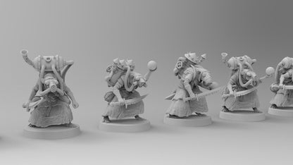 Ratmen Disease Lobbers | Ratmen Resin 3D Printed Miniature | RPG | D&D | DnD | EmanG |