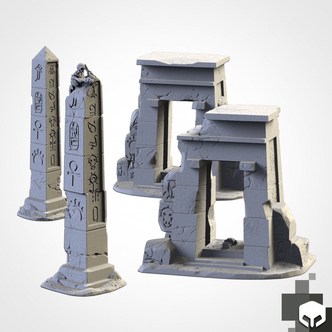 Tomb King Obelisks | Unit Fillers and Terrain | Txarli Factory | Warhammer | RPG | DnD | Table Top Gaming | Buildings and Terrain