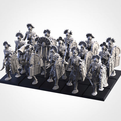 Necropolis Guards - Swords | Txarli Factory | Armies of the Sands | Kings of War | RPG | D&D | Tabletop