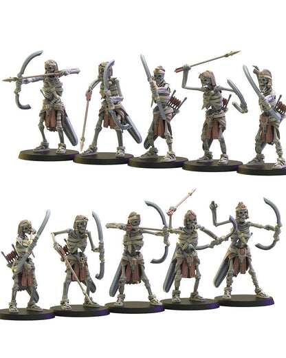 Khnum Archers | Undying Dynasties | Lost Kingdom Miniatures | Kings of War | RPG | D&D | Tabletop