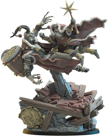 Klaus vs. Krampus | Diorama | Lost Kingdom Miniatures | Kyoushuneko | Table Top Gaming | RPG | D&D | Pathfinder