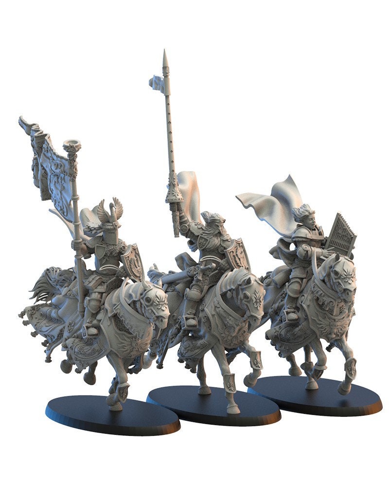 Calix Knights | Kingdom of Mercia | Lost Kingdom Miniatures | Warhammer Proxy | Kings of War | RPG | D&D