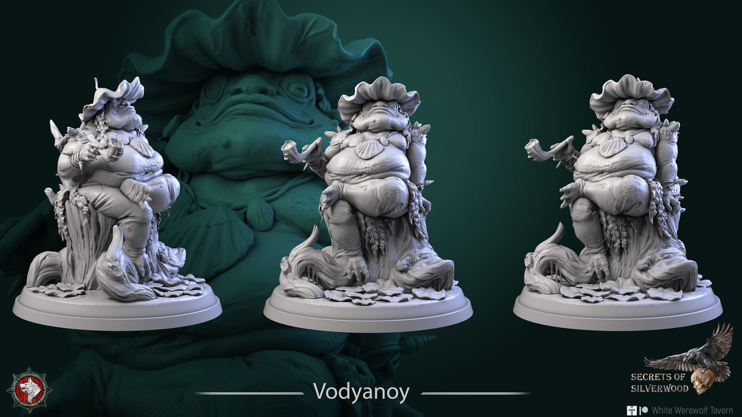 Vodyanoy | Secrets of Silverwood | Resin 3D Printed Miniature | White Werewolf Tavern
