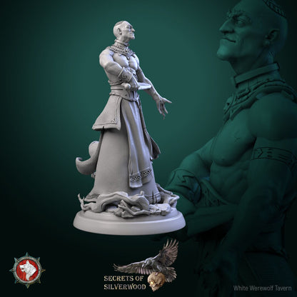 Chernobog Cultist Set | Six Poses | Secrets of Silverwood | Resin 3D Printed Miniature | White Werewolf Tavern | RPG | D&D | DnD