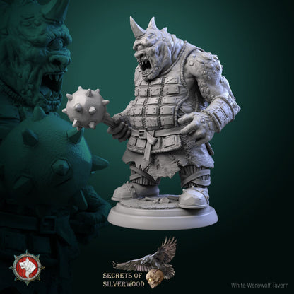 Gunts Set | Six Poses | Secrets of Silverwood | Resin 3D Printed Miniature | White Werewolf Tavern | RPG | D&D | DnD
