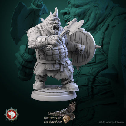 Gunts Set | Six Poses | Secrets of Silverwood | Resin 3D Printed Miniature | White Werewolf Tavern | RPG | D&D | DnD