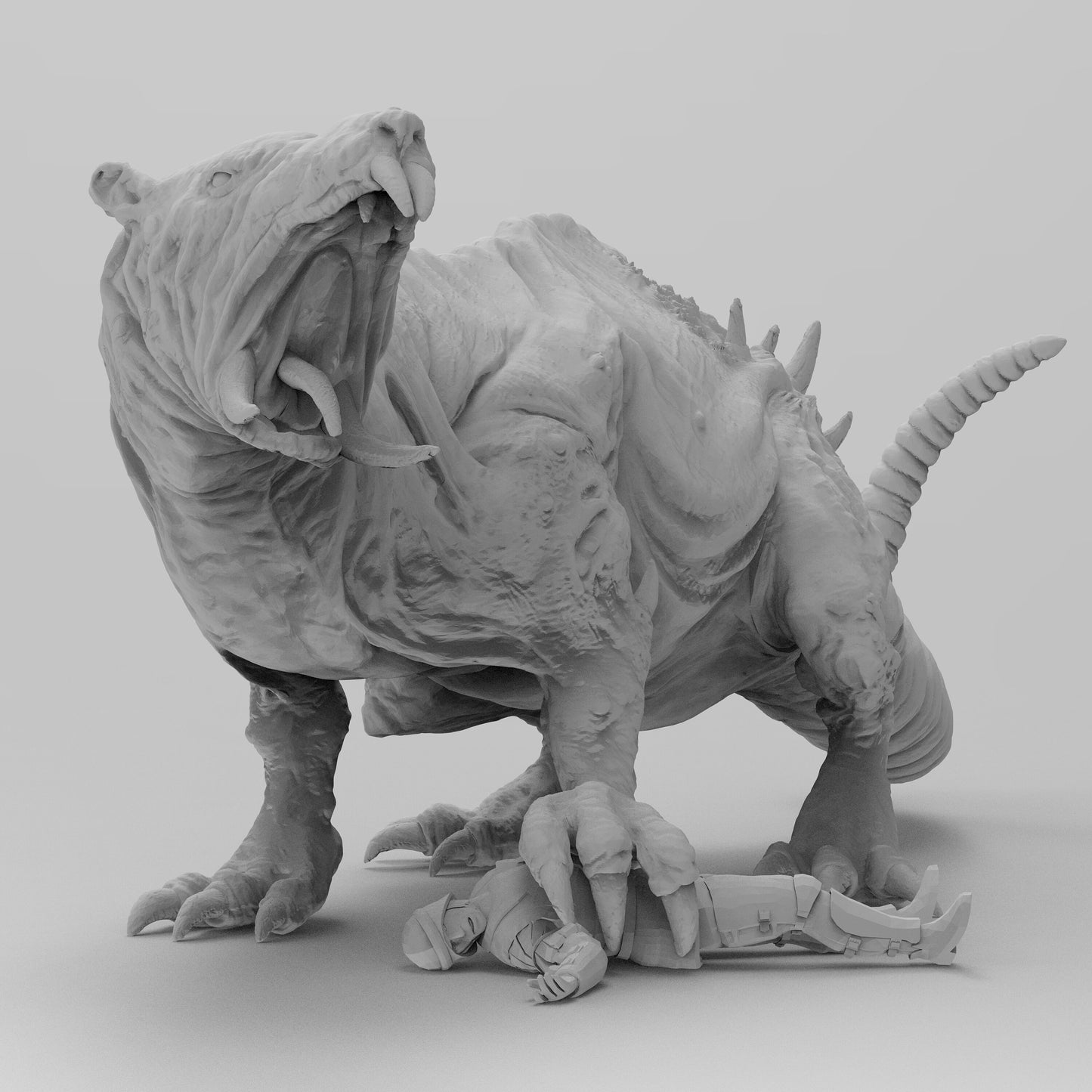 Gargantuan Rat-Terrors | 7 Poses | Ratmen Resin 3D Printed Miniature | Warhammer Proxy | RPG | D&D | DnD| EmanG |