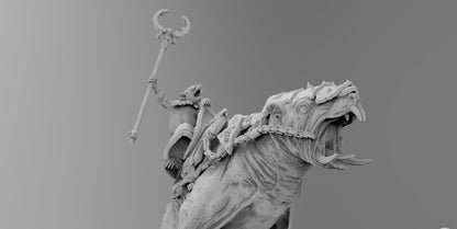Packmasters on Horrible Rat Mothers | Ratmen Resin 3D Printed Miniature | RPG | D&D | DnD| EmanG |