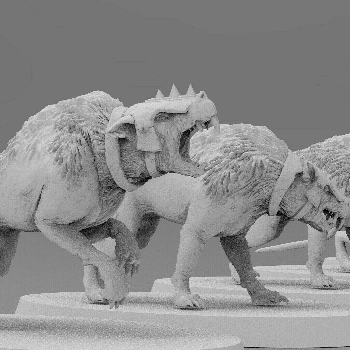 Wolf Rodents | Ratmen Resin 3D Printed Miniature | Warhammer Proxy | RPG | D&D | DnD| EmanG |