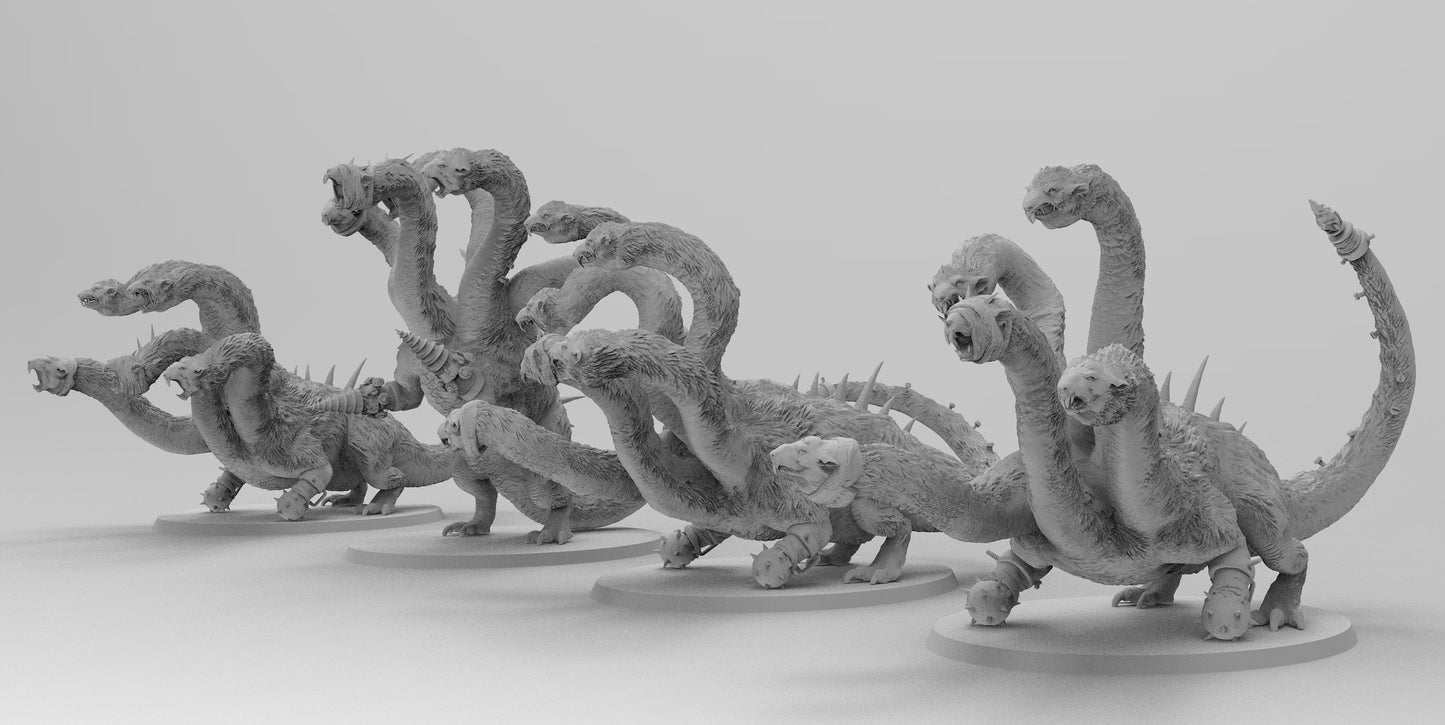 Rat Hydras | Ratmen Resin 3D Printed Miniature | Warhammer Proxy | RPG | D&D | DnD| EmanG |