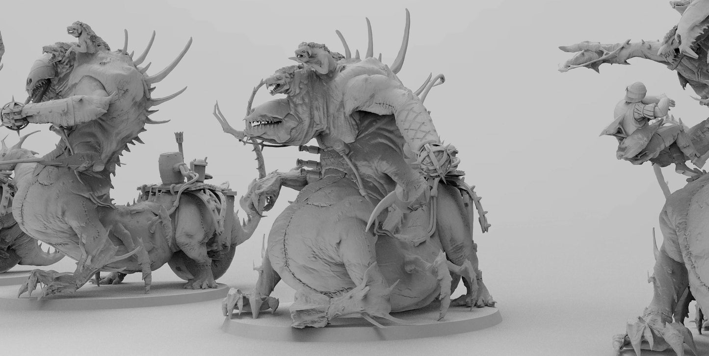 Abominable Abyss Rodent | Ratmen Resin 3D Printed Miniature | Warhammer Proxy | RPG | D&D | DnD| EmanG |