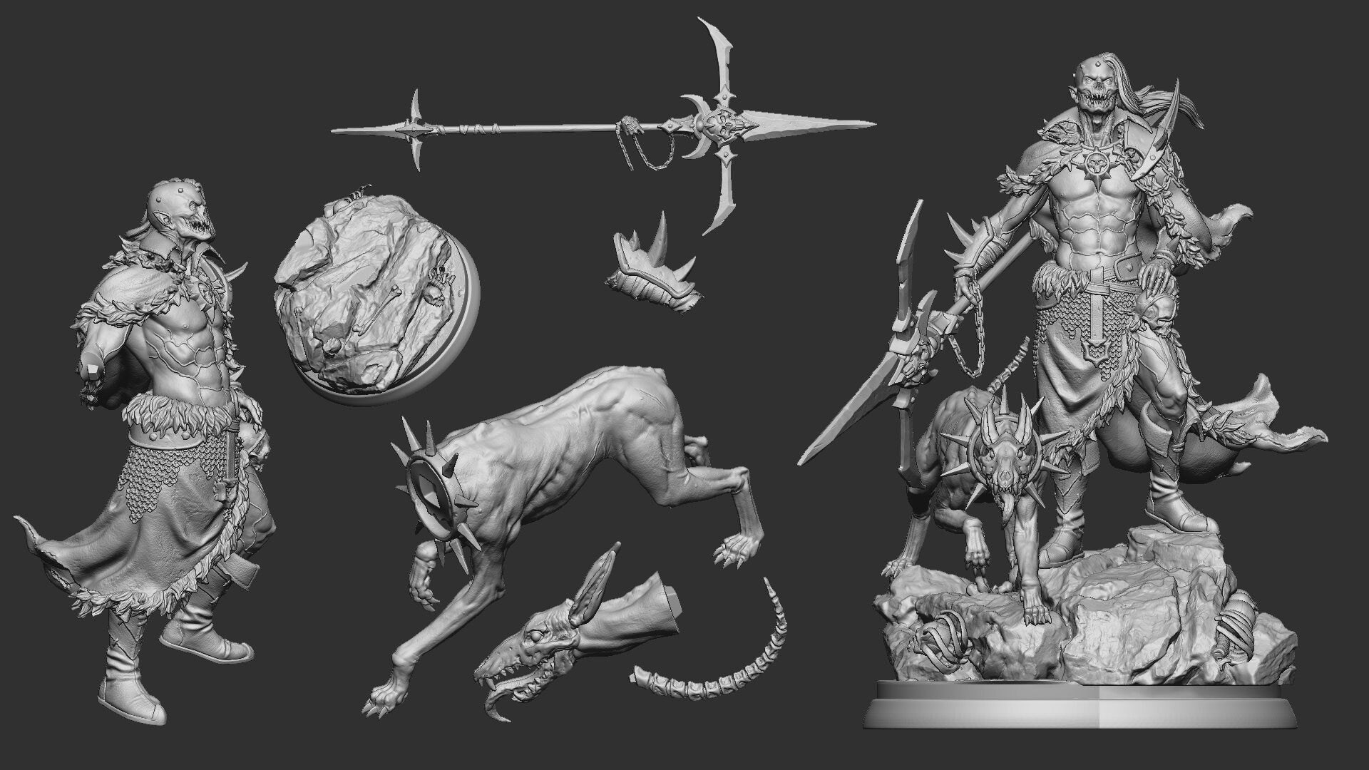 Ro Dancing With Death | Order Of The Grave Whisper | Multiple Scales | Resin 3D Printed Miniature | White Werewolf Tavern