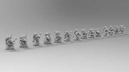 Ratmen Disease Lobbers | Ratmen Resin 3D Printed Miniature | RPG | D&D | DnD | EmanG |