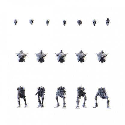 Skeleton Spearmen | Txarli Factory | Armies of the Sands | Kings of War | RPG | D&D | Tabletop
