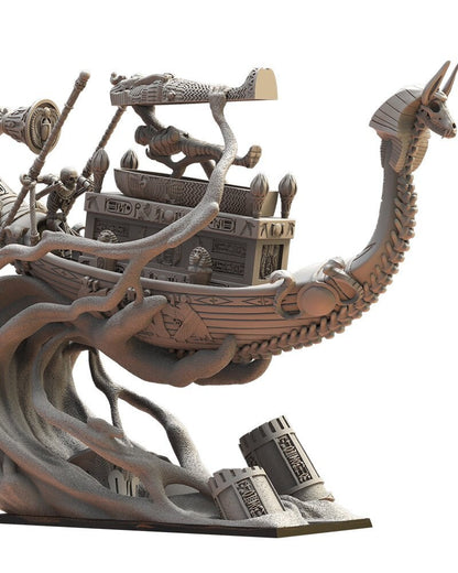 Khufu Ship | Undying Dynasties | Lost Kingdom Miniatures | Kings of War | RPG | D&D | Tabletop