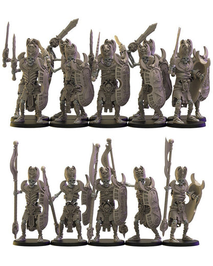 Amun-Re Guard | Undying Dynasties | Lost Kingdom Miniatures | Kings of War | RPG | D&D | Tabletop