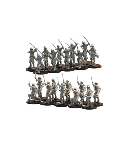 Bowmen on Foot | Kingdom of Mercia | Lost Kingdom Miniatures | Table Top Gaming | RPG | D&D | Pathfinder