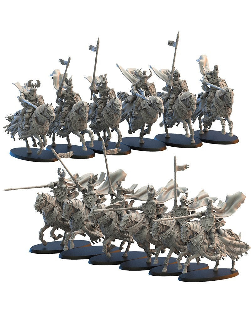 Calix Knights | Kingdom of Mercia | Lost Kingdom Miniatures | Warhammer Proxy | Kings of War | RPG | D&D