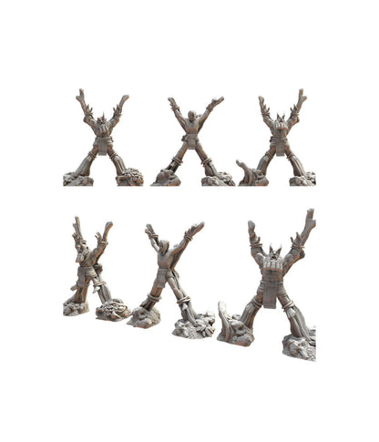 Cuetzpal Prisoners | Saurian Ancients | Lost Kingdom Miniatures | Table Top Gaming | RPG | D&D | Pathfinder